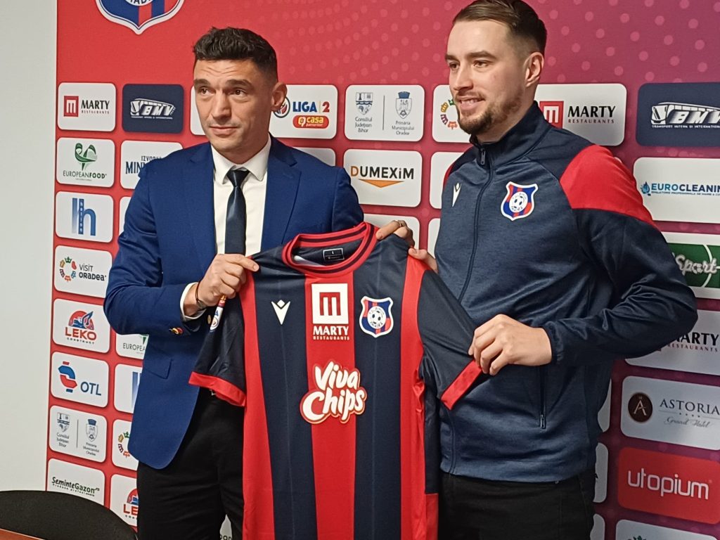 FC Bihor si a prezentat noul mijlocas ofensiv olandez Voi da 100 la suta pentru acest club