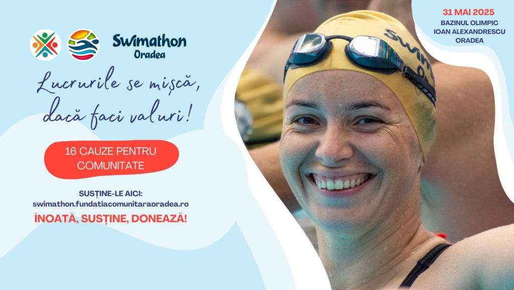 Bihorenii invitati sa creeze valuri de bine la Swimathon Oradea 2025