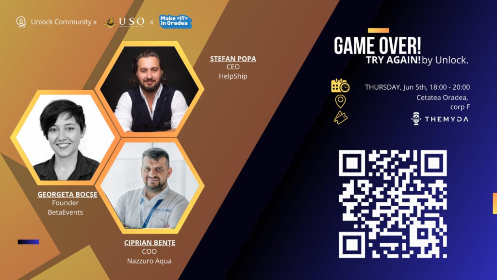 GAME OVER INCERCATI DIN NOU revine la Cetatea Oradea Esecul nu e finalul ci inceputul