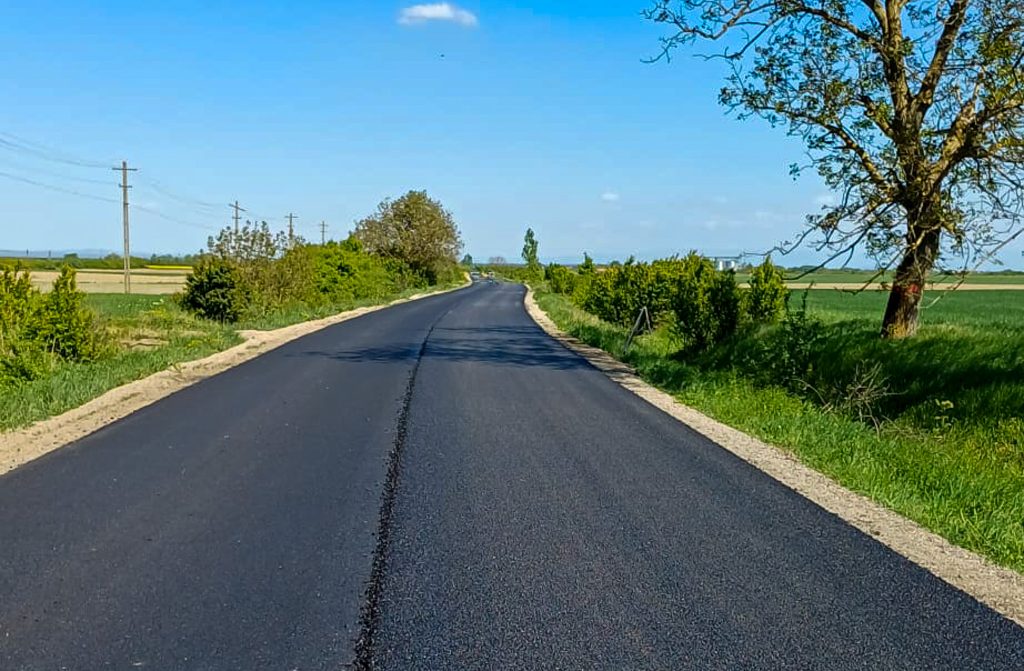 Modernizarea drumului Salonta Tinca aproape finalizata 75 lucrari realizate