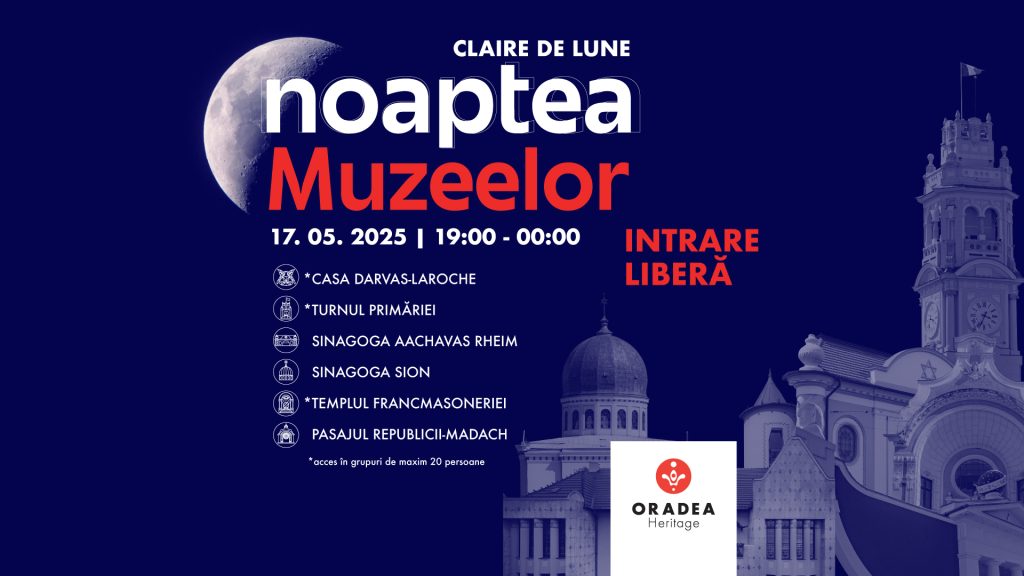 Oradea Heritage redeschide portile la Noaptea Muzeelor 2025 Sub clar de luna istoria prinde viata