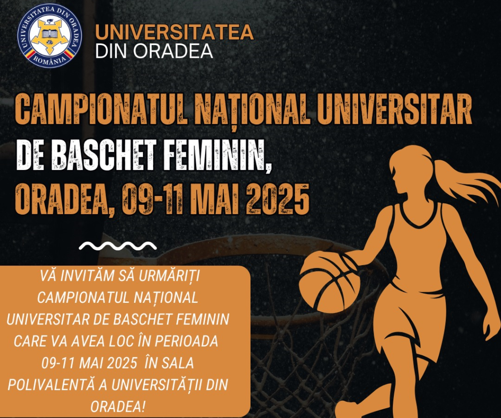 Oradea gazduieste finala Campionatului National Universitar de baschet feminin