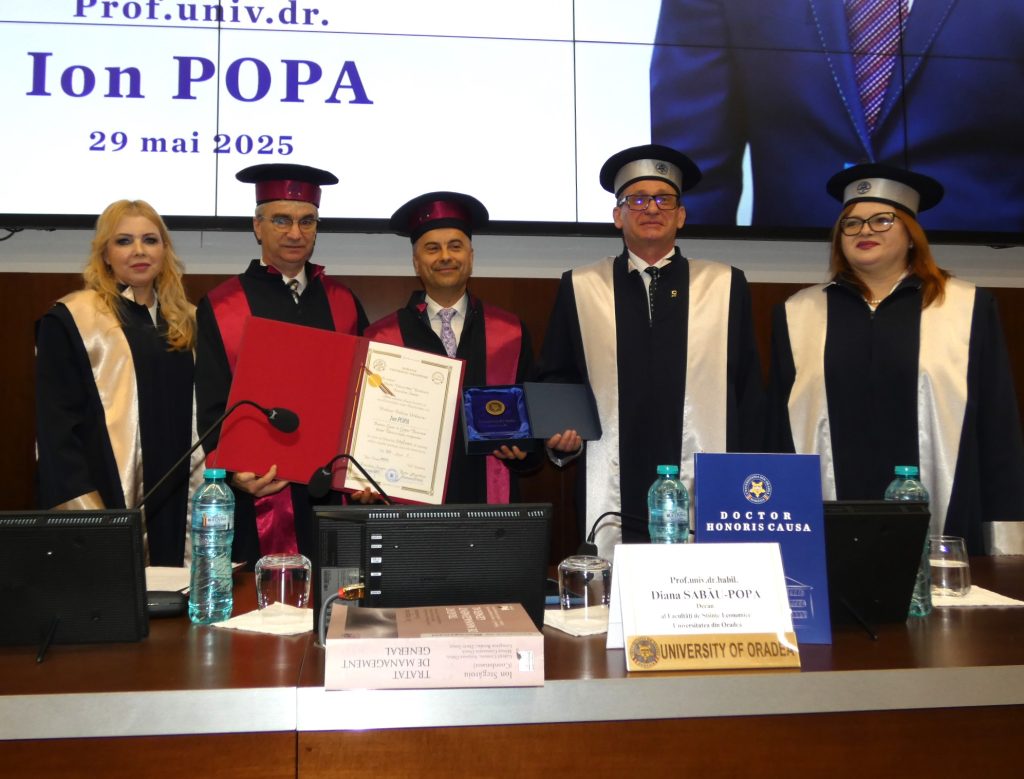 Profesorul Ion Popa Doctor Honoris Causa la Oradea