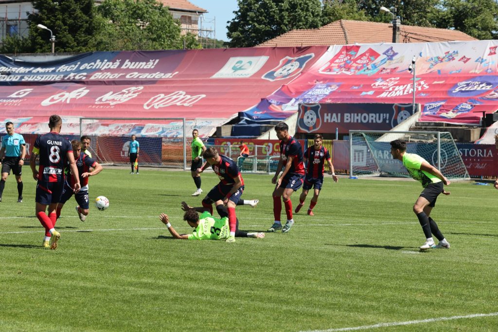 Spectacol pe Iuliu Bodola FC Bihor zdrobeste Unirea Ungheni