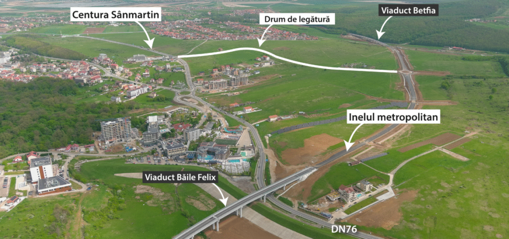 Inelul Rutier Metropolitan se extinde spre Sanmartein