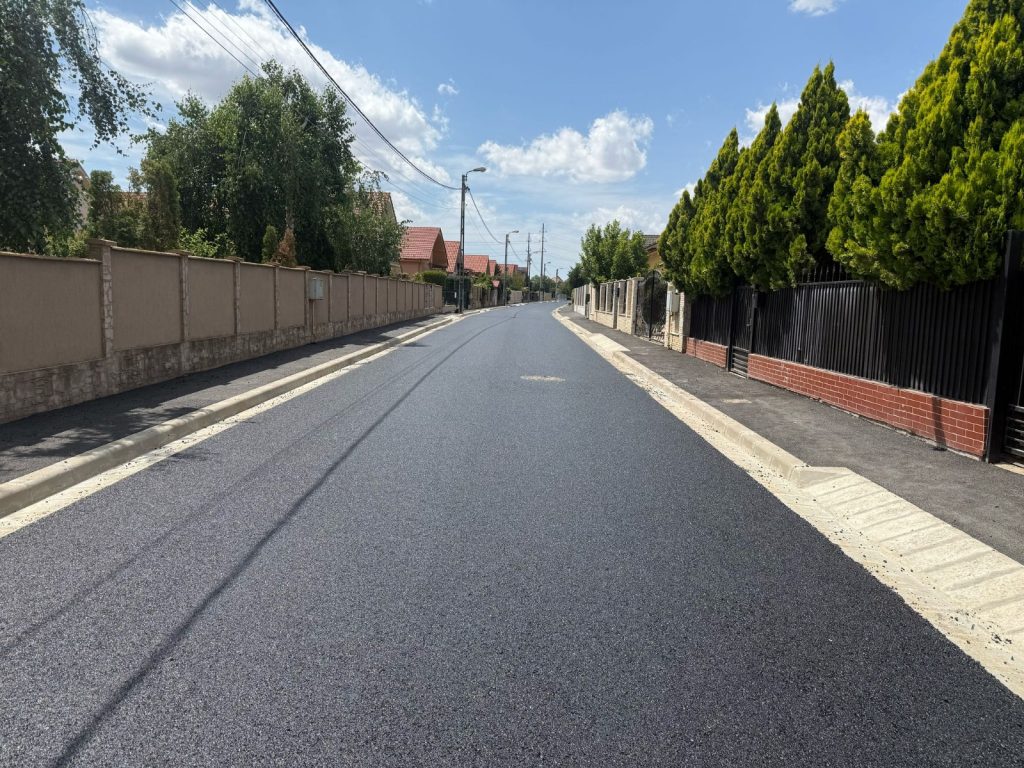 Strada Apateului a fost complet modernizata