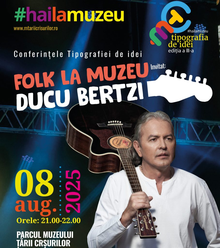 Ducu Bertzi revine la Oradea concert la muzeu