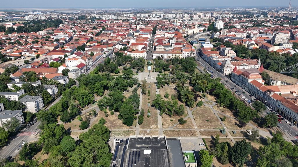 Modernizarea Parcului 1 Decembrie din Oradea a inceput