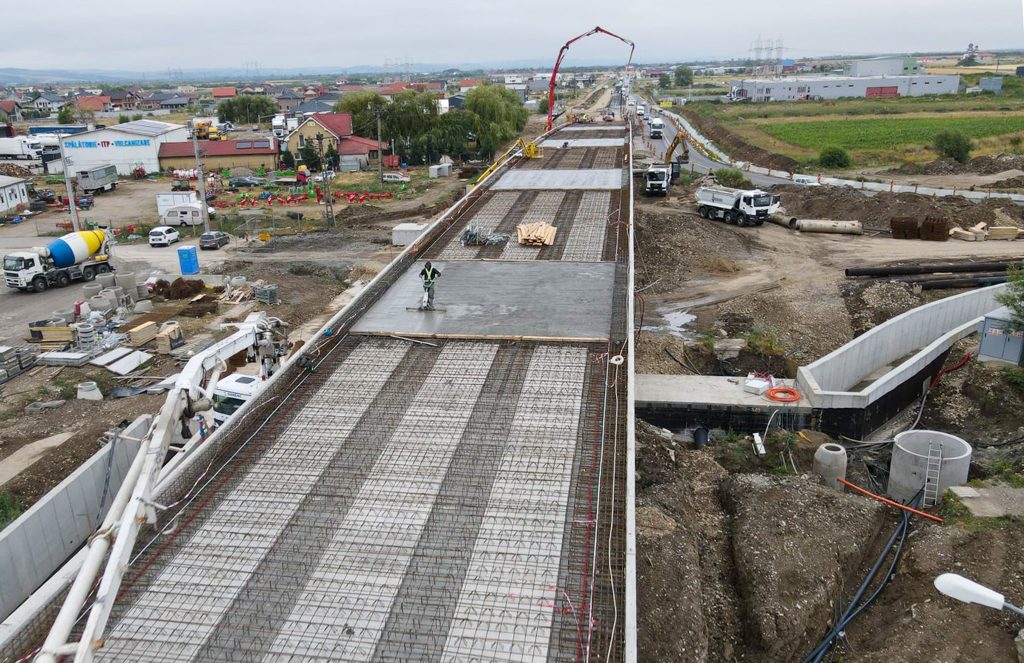 Turnarea betonului la pasajul Oorhei a inceput