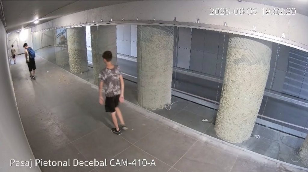Vandalism descoperit rapid camerele video din Oradea eficiente