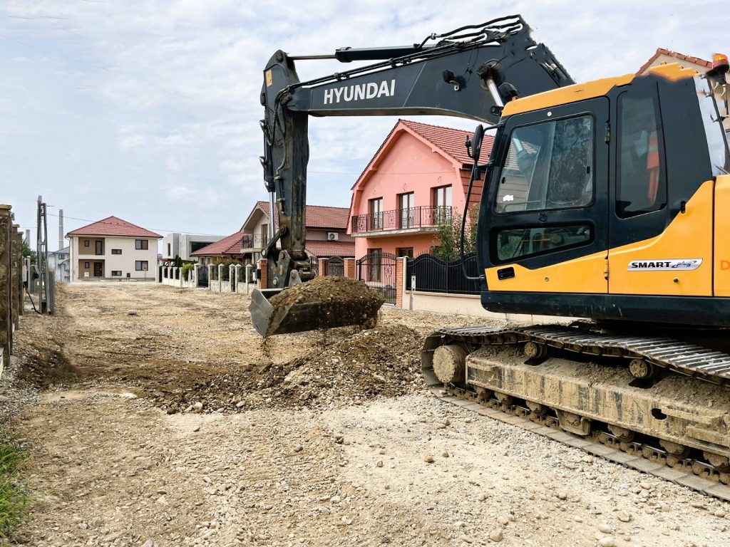 Lucrari de modernizare pe strada Bajor Andor Oradea