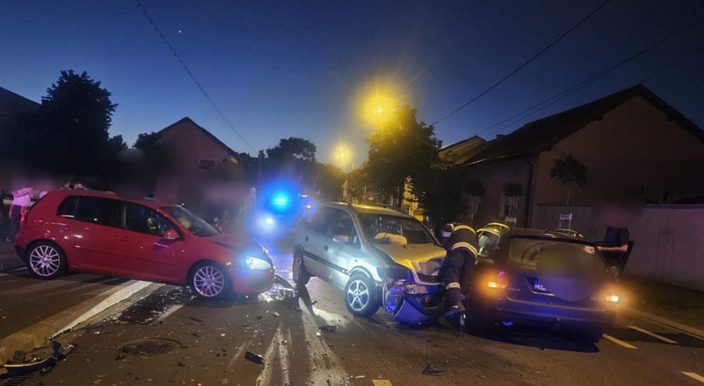 Accident rutier pe strada Muntele Gaina o persoana spitalizata