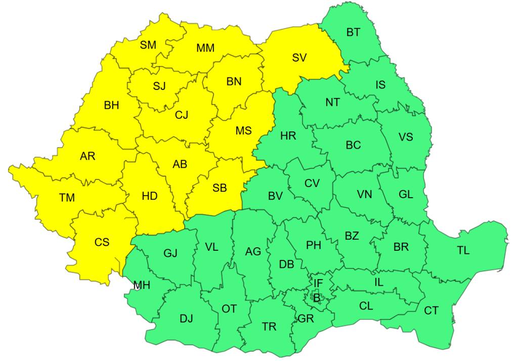Cod galben de canicula in Bihor 36C pe 4 5 septembrie